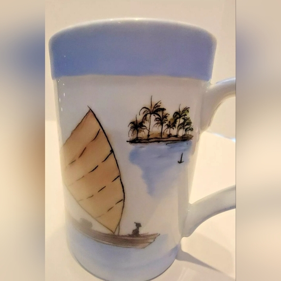 Expresso Hand Made Mug Canecas Porcelanas 'Brasil- Signed " Eliah" Pre-owned - Picture 6 of 7